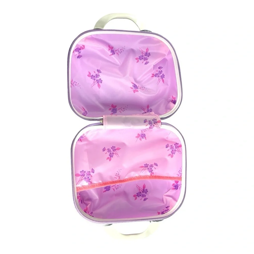 Hello Kitty Pink/Purple/Green Carry-On Hard-Shell Case